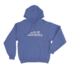 Out Of Character Glitch Unisex Hoodie Blue