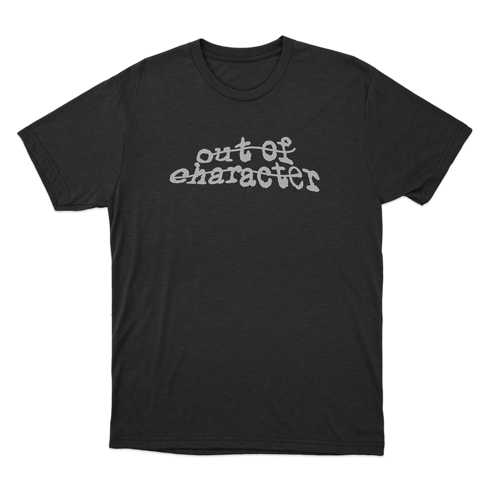 Out Of Character Glitch Unisex T Shirt Black Out Of Character Glitch Unisex T Shirt Black