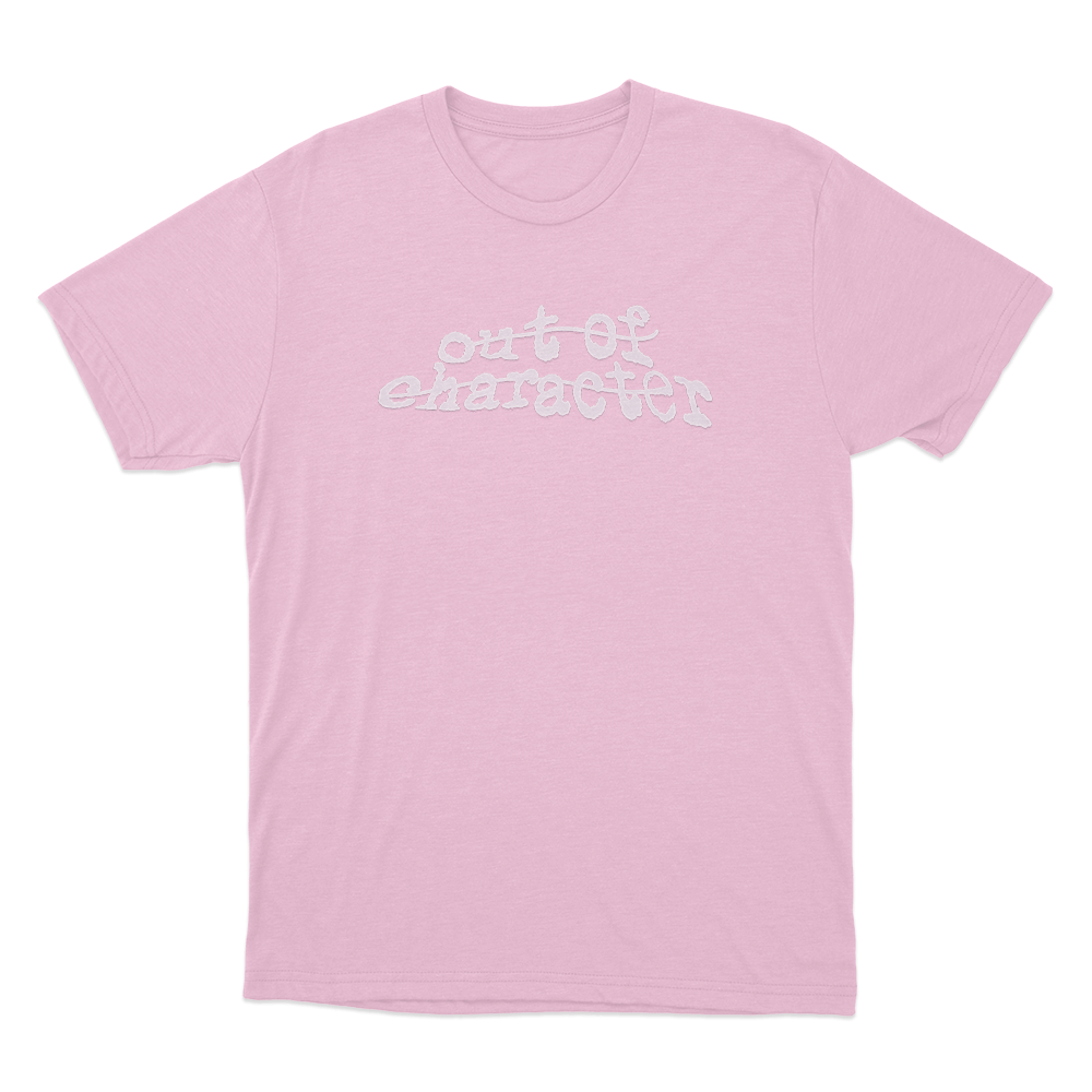 Out Of Character Glitch Unisex T Shirt Pink Out Of Character Glitch Unisex T Shirt Pink