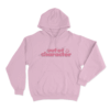Out Of Character Smile Unisex Hoodie Pink